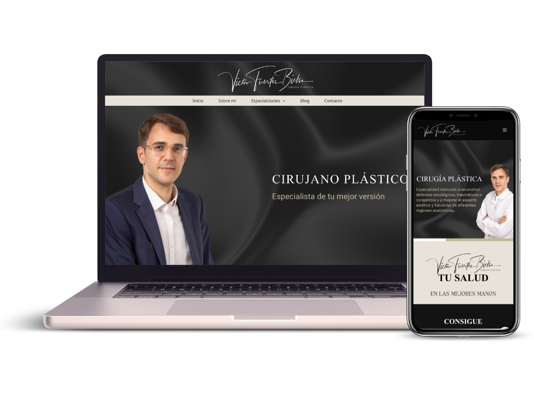 Diseño web clínica Dr. Víctor Fuertes