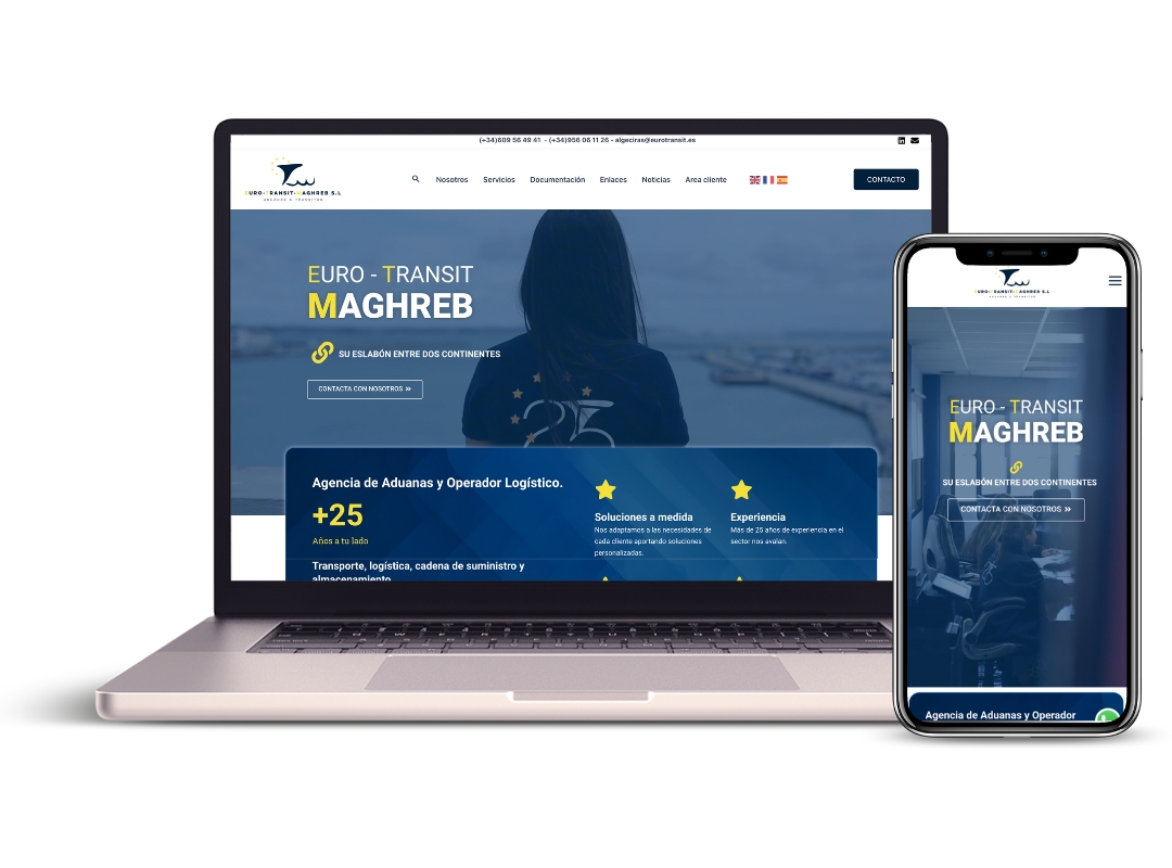 Diseño web Eurotransit transportes